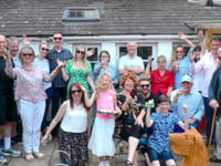 Jubilee Party enjoyed at West Town, Newton St Cyres