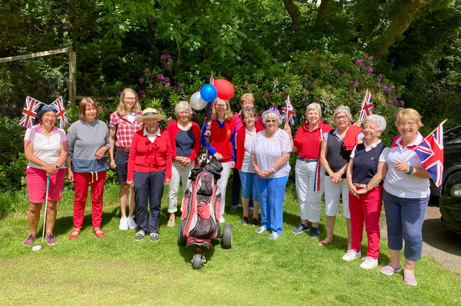 The ladies who took part in the Jubilee competition at Okehampton Golf Club.
