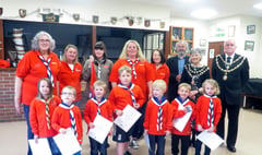 Scouts and Leaders invested into new North Tawton Squirrels section