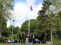 West Devon Borough Council flies Pride flag for June