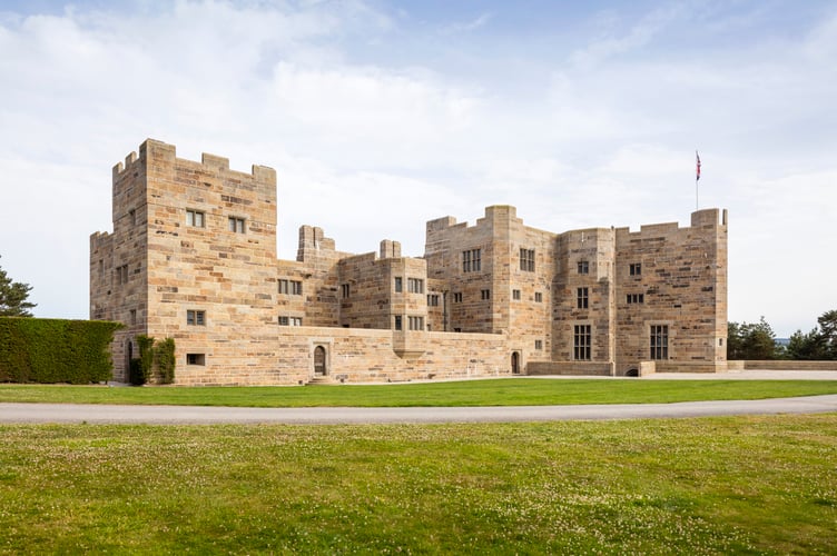 A view of the National Trust property, Castle Drogo. 
 *** Local Caption *** _ET_4848