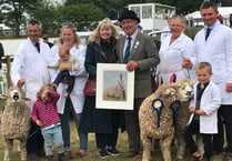 Retiring show steward given special presentation at grand parade