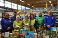 CreditonTesco collected  86 boxes of donated items for  Foodbank

