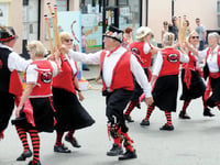 Colebrooke Women’s Institute members ‘have-a-go’ at morris dancing
