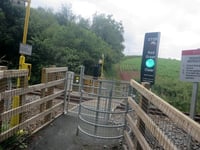 Penstone path open again after warning lights installed