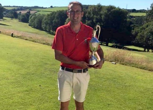 Matt Parry was the winner of the Centenary Trophy at Okehampton Golf Club.
