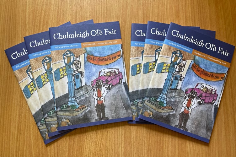 Copies of the Chulmleigh Old Fair programme are available at the ‘Crediton Courier’ office and other local outlets. AQ 1474