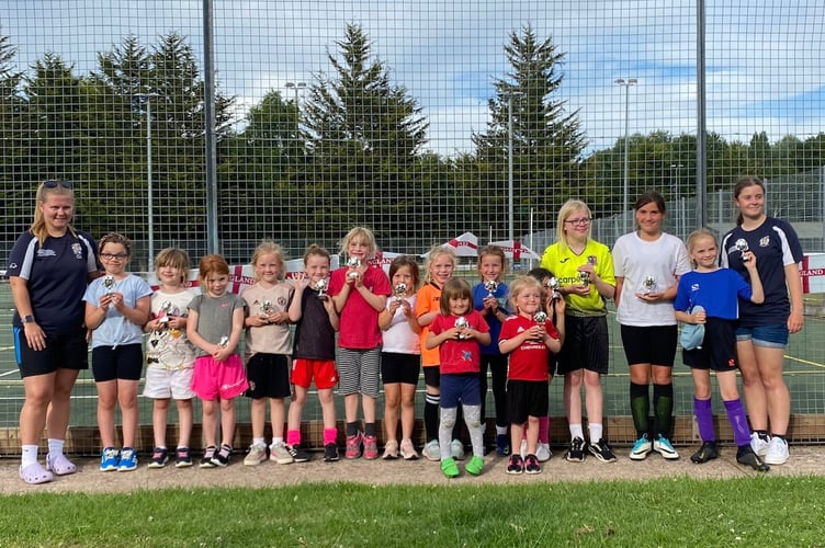 Crediton Youth FC Wild Cats.
