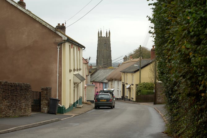 A view of Chulmleigh, which is to receive £6,000 towards the Town Hall.
