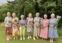 Golfers from other clubs joined ladies at Okehampton Golf Club