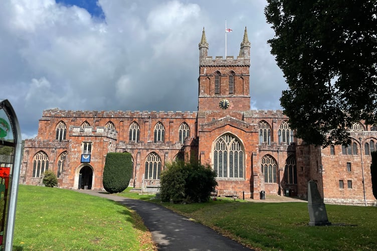 Crediton Parish Church will open a Book of Condolence tomorrow, Saturday, September 10. AQ 4742