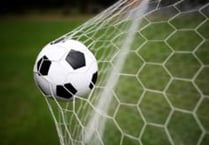 Enthralling football being played by Crediton United
