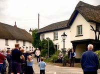 Good crowd heard Proclamation read at Coleford 
