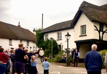 Good crowd heard Proclamation read at Coleford 
