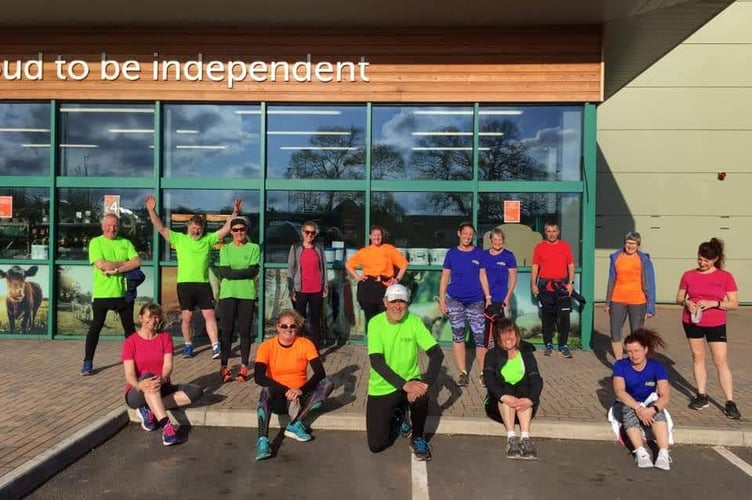 CRN members before a recent run.
