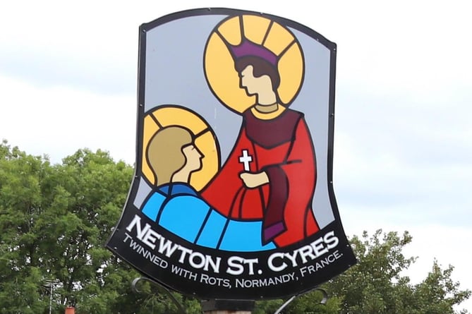 Newton St Cyres sign IMG_0900.jpg