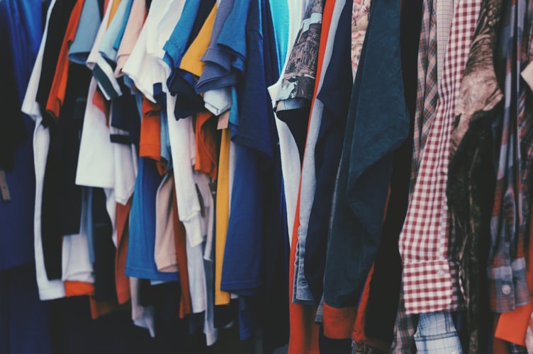 Sale of pre-loved clothing at Sampford Courtenay raised £500