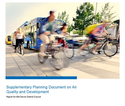 The cover of the Air Quality Plan Supplementary Planning Document.