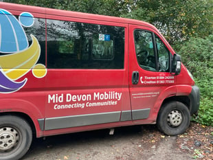 Appeal to trace who crashed into Crediton Mobility bus
