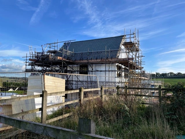 Construction of homes at Weavers Way is well underway.