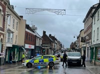 Crediton High Street closed due to incident
