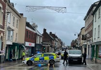 Crediton High Street closed due to incident

