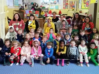 Wear your pyjamas day at Leapfrogs raised £111 for Children in Need