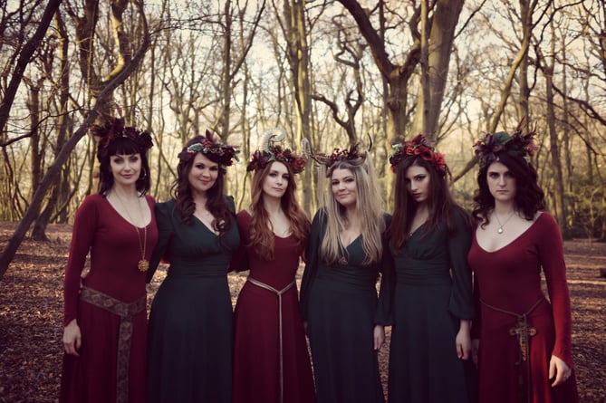 The Mediaeval Beabes will appear at Chagford on December 16.
