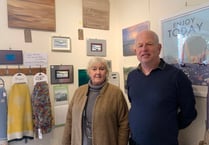 Crediton artists work for sale in aid of Rotary shelter boxes

