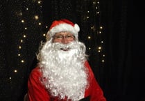 Father Christmas was guest at Bow Christmas Market
