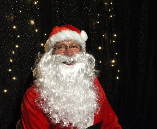 Father Christmas was guest at Bow Christmas Market
