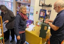 Crediton Foodbank gets festive support from National Grid
