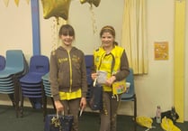 Gold Awards for 4th Crediton Brownies Anastazia and Isla
