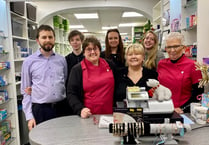 Crediton Pharmacy assistant thanked for service to so many