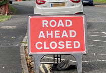 Temporary road closure in Mill Street in Crediton