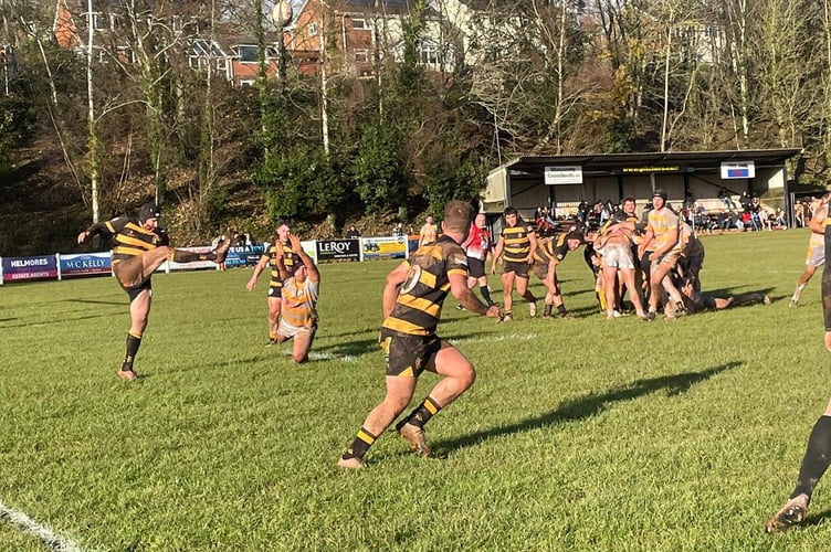 Blowing away the cobwebs during the Boxing day match.