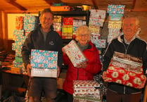 Crediton woman thrilled to send 267 shoeboxes to Moldova and Ukraine
