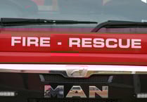 Fire crews used hydraulic rescue equipment to free casualty from car
