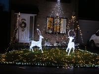Denise was Crediton Hamlets Westernlea Christmas lights winner