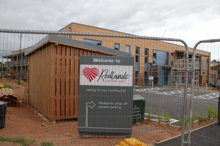 Redlands Surgery, pictured before it opened. AQ 3837
