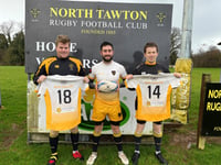 A new kit for North Tawton RFC thanks to local housing developer
