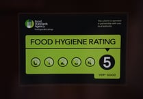 Food hygiene ratings given to two Mid Devon establishments