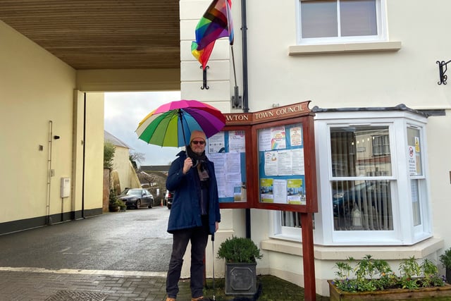 North Tawton shock after Pride flag vandalism outside council building