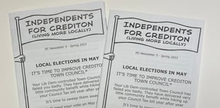 Letter: Taken aback by Independents for Crediton leaflet tone/content
