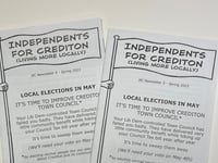 Letter: Taken aback by Independents for Crediton leaflet tone/content
