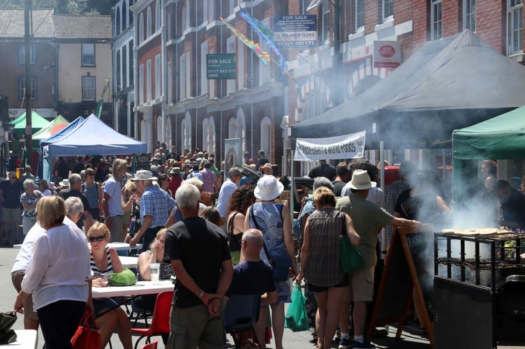 Crediton Food and Drink Festival in 2017. AQ 0096