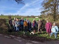 All invited to join Crediton Congregational Church Walking Group
