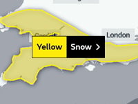 Yellow Warning of snow for Devon