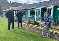 Work going on behind the scenes at Crediton Bowling Club
