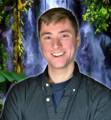 Harry Stuart plays the parts of Cain and Ham.
